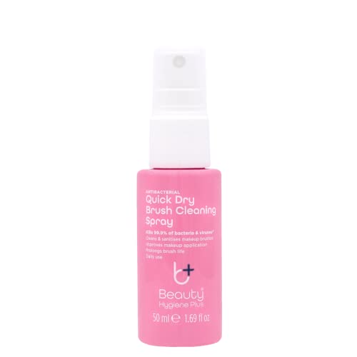 Beauty Hygiene Plus Limpiador de brochas de maquillaje Spray de secado rápido antibacteriano y antiviral