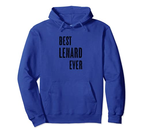 BEST LENARD EVER | Gracioso - Hombres Mujeres Niños - Sudadera con Capucha