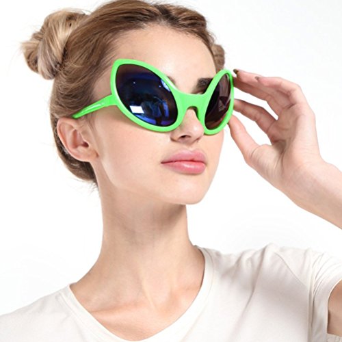 BESTOYARD Lentes alienígenas Funny Dance Party Gafas de Maquillaje para la Fiesta de Disfraces Disfraces de Halloween