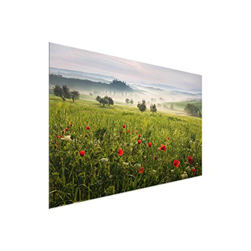 Bilderwelten Cuadro de Cristal - Primavera Toscana - Formato Apaisado 2:3Tamaño: 40cm x 60cm