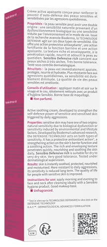 Bioderma SENSIBIO DEFENSIVE RICA crema piel sensible 40ml.
