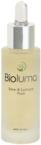 Bioluma Baba de Caracol Pura 100% Hidratante Antiedad Calmante Purificante Suero Adyuvante Tratamiento Antiarrugas Piel Seco Graso Normal Mixta Hombre Mujer para Rostro Cuello Escote 30ml
