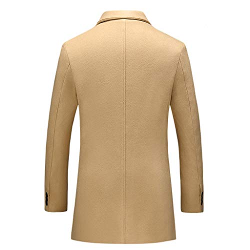 Blazer Casual para Hombre Trench Coat Fashion Business Peaky Blinders Suit Long Slim