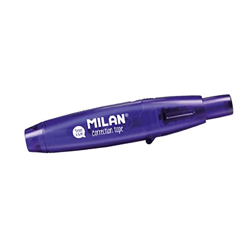 Blíster cinta correctora con pulsador 5 mm x 6 m serie Acid, azul