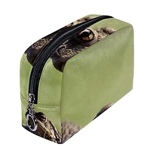 Bolsa de cosméticos Bolsa de Maquillaje Bolsa de cosméticos de Viaje, Bolso de Mano, Bolso de baño,Rana Sapo Animal
