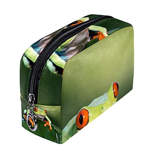 Bolsa de cosméticos para Mujeres Sapo de Rana Silvestre Bolsas de Maquillaje espaciosas Neceser de Viaje Organizador de Accesorios