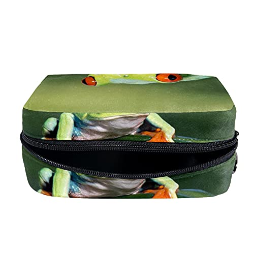 Bolsa de cosméticos para Mujeres Sapo de Rana Silvestre Bolsas de Maquillaje espaciosas Neceser de Viaje Organizador de Accesorios