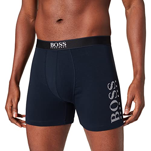 BOSS Brief 24 Logo Calzoncillos Tipo bóxer para Hombre, Navy410, L