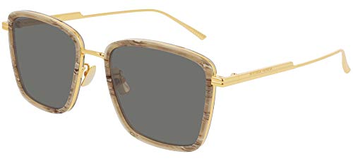 Bottega Veneta Gafas de Sol BV1008SK Beige Horn/Grey 55/20/145 mujer