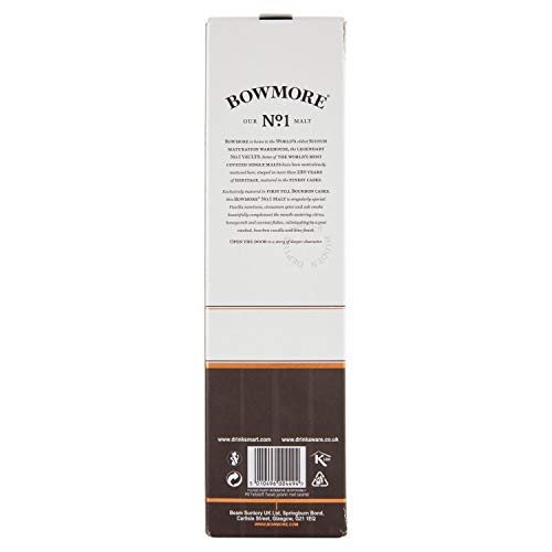 Bowmore No.1 Malt Whisky Escoces, 700ml