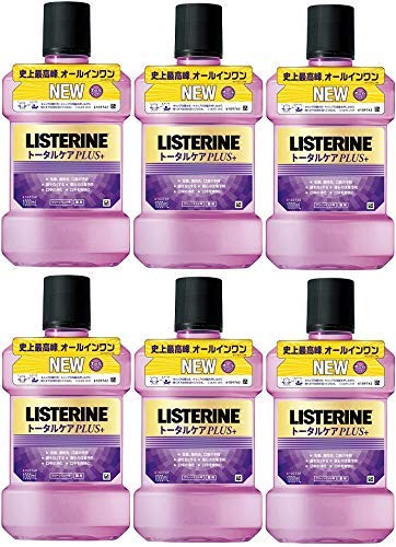 [Bulk Purchase] Quasi-drug Medicinal Listerine Mouthwash Total Care Plus 1000mL x 6