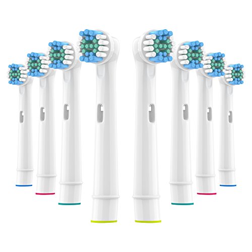 Cabezal de cepillo de dientes para Oral B, paquete de 8, cabezales de cepillo de dientes de repuesto Yanban, compatible con Oral-B, para Braun cepillo de dientes eletrico recargable