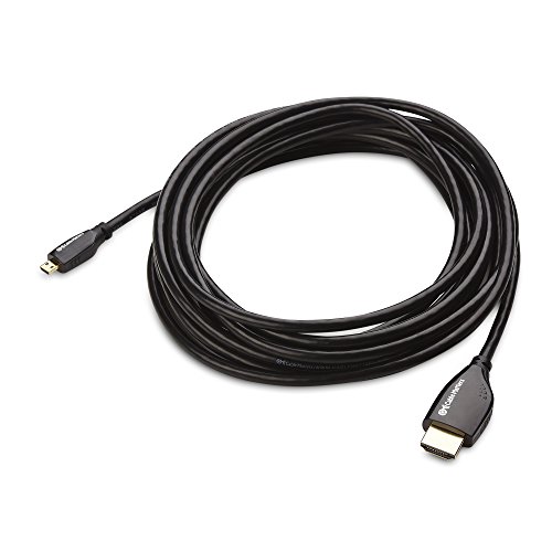 Cable Matters Cable Micro HDMI a HDMI 4K de Alta Velocidad (Cable HDMI a Micro HDMI) con 4K Resolución - 5 Metros