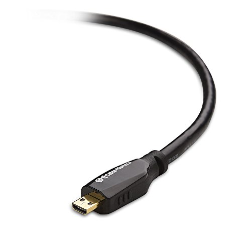Cable Matters Cable Micro HDMI a HDMI 4K de Alta Velocidad (Cable HDMI a Micro HDMI) con 4K Resolución - 5 Metros