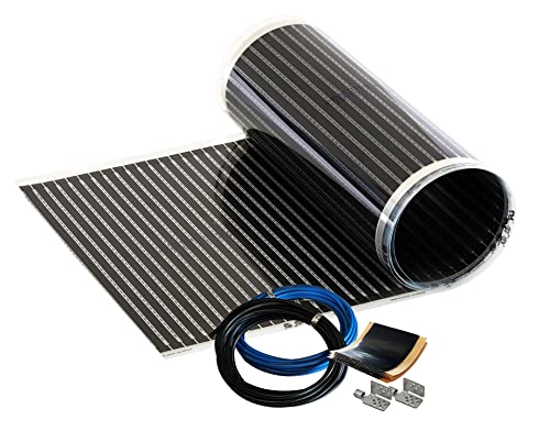 Calorique – Láminas de Calefacción por Suelo Radiante 50cm 150W/m² establece de 8m² Solución en Calefacción Efectiva y Ahorradora de Energía para el Hogar