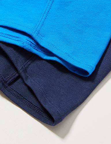 Calvin Klein 2pk Trunks Bañador, Azul ( 1directoireblue/1blackiris ), 14-16 Unisex Niños