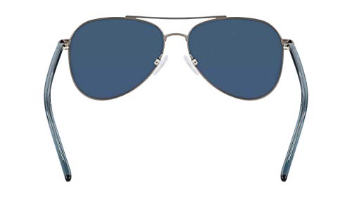 Calvin Klein CK21306S, Gafas de Sol para Unisex - Adulto, Plateado (Satin Gunmetal), Talla Única