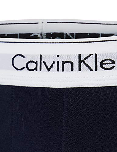 Calvin Klein Low Rise Trunk 2pk Calzoncillos, Lost Blue, North Star, XL para Hombre