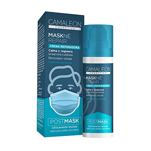 Camaleon Cosmetics, Crema Reparadora, Línea Maskné Repair, 1 unidad, 30ml