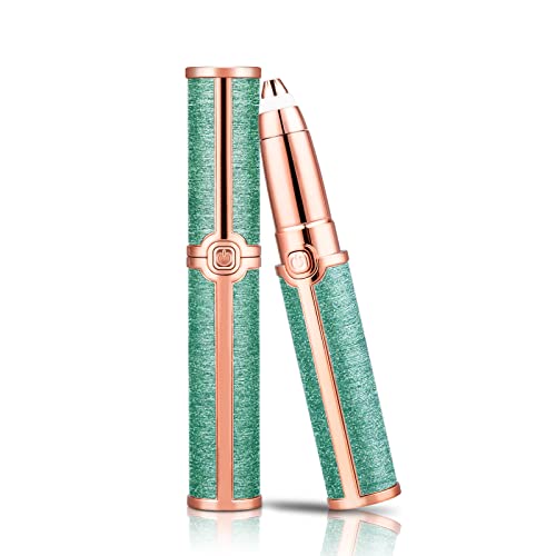 CkeyiN Depiladora Cejas Mujer,Depiladora de Cejas,Eléctrica Depiladora Cejas,Eyebrow Trimmer,Recortador Vello Nariz,Depiladora Mujer para Cejas y Removedor de Vellos Sin Dolor Cejas Labios Nariz