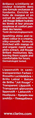 Clarins Joli Rouge Lipstick - Barra de labios, color 71-papaya, 3,5 gr