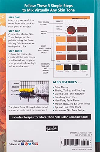 Color Mixing Recipes for Portraits: More Than 500 Color Cominations for Skin, Eyes, Lips, and Hair : Featuring Oil and Acrylic - Plus a Special Section for Watercolor