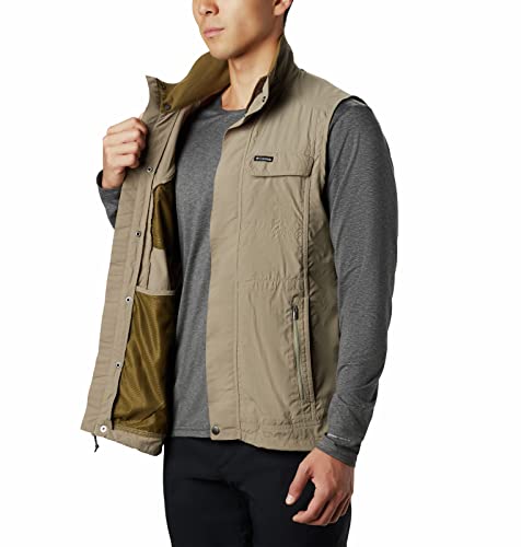 Columbia Chaleco Silver Ridge Ii para hombre, absorbe la humedad, protección solar Silver Ridge Ii