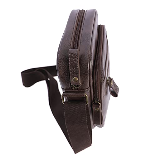 Coronel Tapiocca Mano para Hombre, Bolso Bandolera, Marrón, Talla única, 0LX8865
