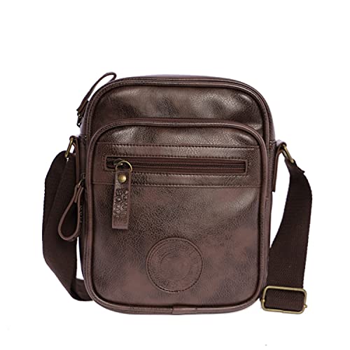 Coronel Tapiocca Mano para Hombre, Bolso Bandolera, Marrón, Talla única, 0LX8865