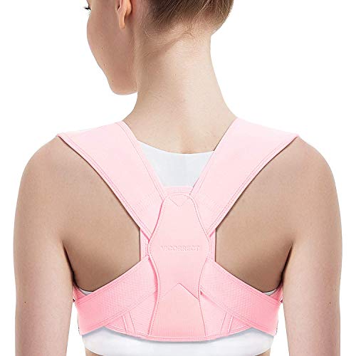 Corrector de Espalda para Mujeres y Hombres, Corrector de Postura Superior para Soporte de la Clavícula y Corrector de Espalda y Hombro a Aliviar el Dolor de Cuello, Hombros y Espalda (S/M)