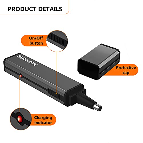 Cortapelos nariz y oreja resistente agua carga usb kit 4 en 1 afeitadora recortadora barba hombre perfilador de cejas recortador de vello nariz y orejas corta pelo nariz y oidos