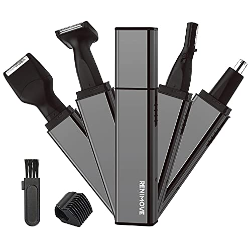 Cortapelos nariz y oreja resistente agua carga usb kit 4 en 1 afeitadora recortadora barba hombre perfilador de cejas recortador de vello nariz y orejas corta pelo nariz y oidos