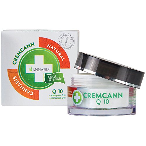 CREMCANN Q10 | Crema hidratante y regeneradora facial de cáñamo para primeras arrugas (50ml) - 99% NATURAL