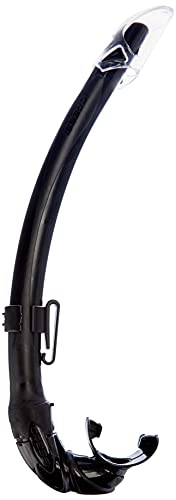 Cressi Mexico Tubo de Snorkel, Unisex-Adult, Negro, Un tamaño