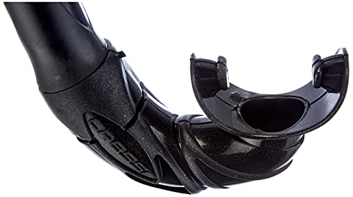 Cressi Mexico Tubo de Snorkel, Unisex-Adult, Negro, Un tamaño
