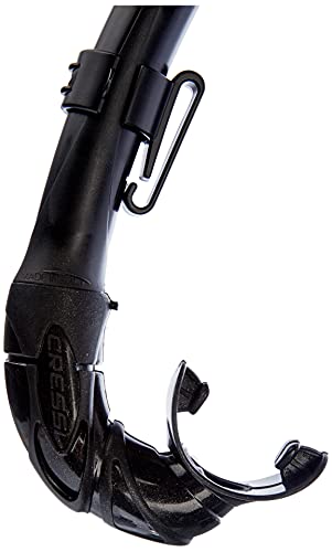 Cressi Mexico Tubo de Snorkel, Unisex-Adult, Negro, Un tamaño
