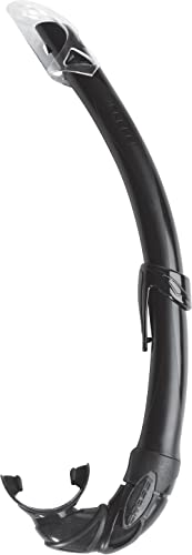 Cressi Mexico Tubo de Snorkel, Unisex-Adult, Negro, Un tamaño