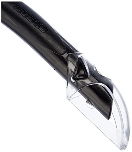 Cressi Mexico Tubo de Snorkel, Unisex-Adult, Negro, Un tamaño
