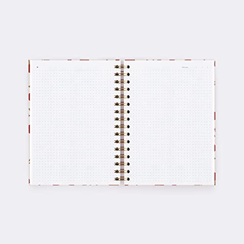 CUADERNO A5. CHARUCA. CEREZAS BLANCO. PUNTOS.