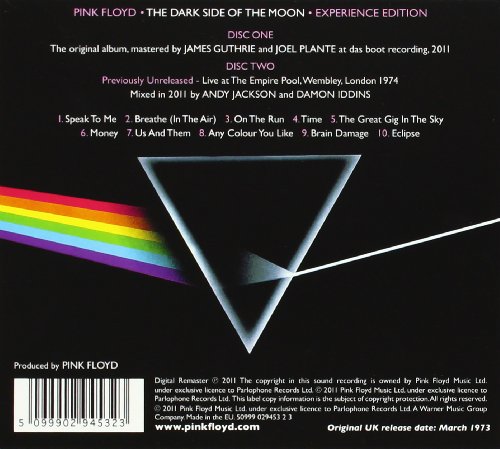 Dark Side Of The Moon Experience Edition