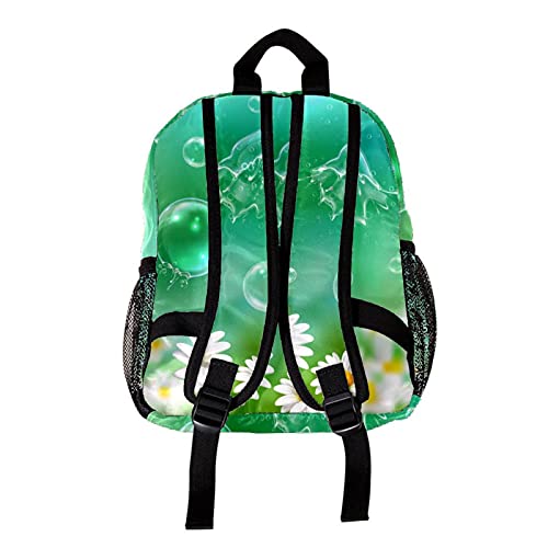 Daypack Pompas De Jabón Manzanilla Mochila para niños Infantile Kindergarten Guarderia Mochila Escuela para niña y niño 3-8 años 25.4x10x30 CM