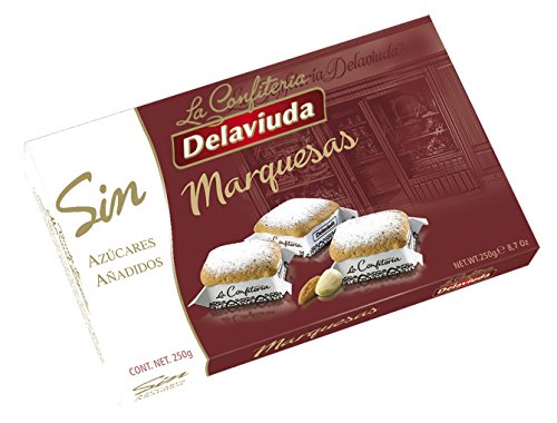 Delaviuda Marquesas de Almendra sin Azúcar Confitería Tradicional - 250 gr