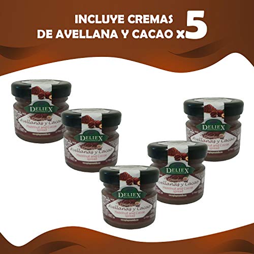 Deliex delicias de Extremadura Lote Tazas Pizarra Cerámica Colores Variados con Tiza, Pinturas para Dibujar Niños en Bodas, Bautizos y Comuniones (25 ud) Incluye 5 Crema Cacao