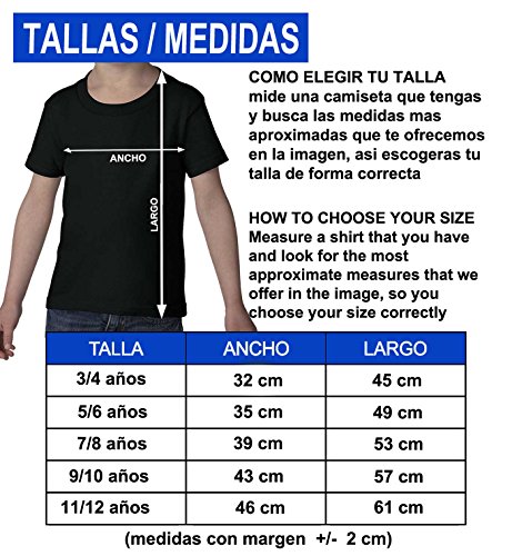 Desconocido 35mm - Camiseta Niño Sons of Odin - Valhalla - Negro - Talla 11-12 años