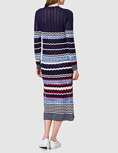 Desigual JERS_Murray Cardigan Jersey, Azul, S para Mujer