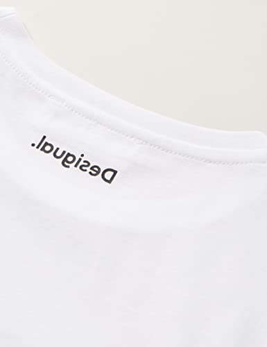 Desigual TS_Bertini Camiseta, White, 13/14 Chicas