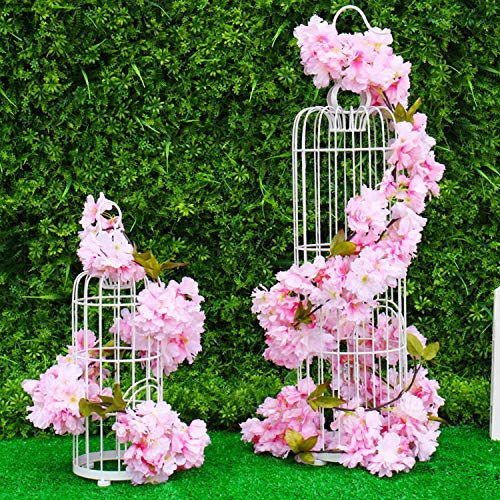 DESON Guirnalda de Flores Artificiales, 1.8m de Guirnalda de Flores de Cerezo para Decoración en Bodas Fiestas Casas