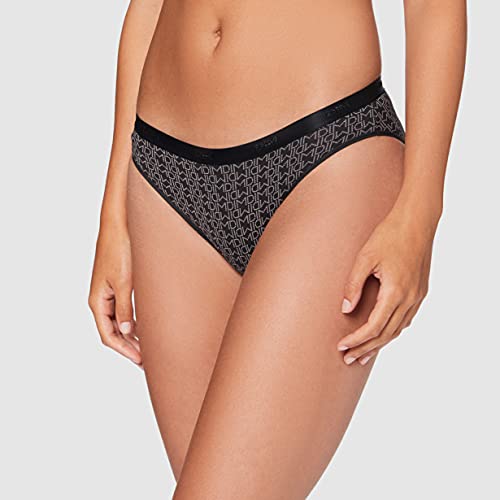 DIM Pack x 3 Braguitas Les Pockets Coton Slips Blanco / Negro M