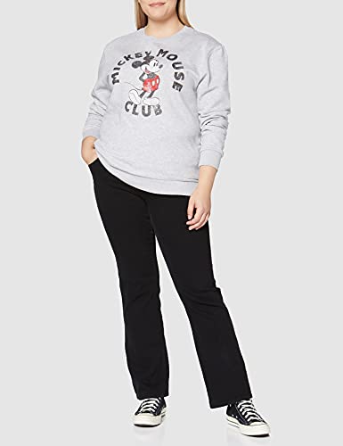 Disney Mickey Mouse Club Sudadera, Gris (Sport Grey), 40 para Mujer