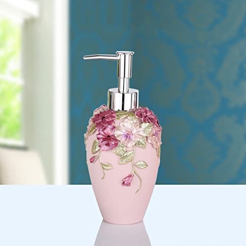 Dispensador Jabon Dosificador Jabon Botella de la bomba del dispensador del jabón de la resina de 360 ​​ml Retellable Vacío de la loción decorativa Dispensador for el jabón líquido Champú de champú Ge